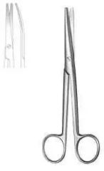 Ножиці за Мейо-Стілл вертикально-зігнуті, тупокінцеві, 150 мм Bio Tules Impex BTS-5-216-15